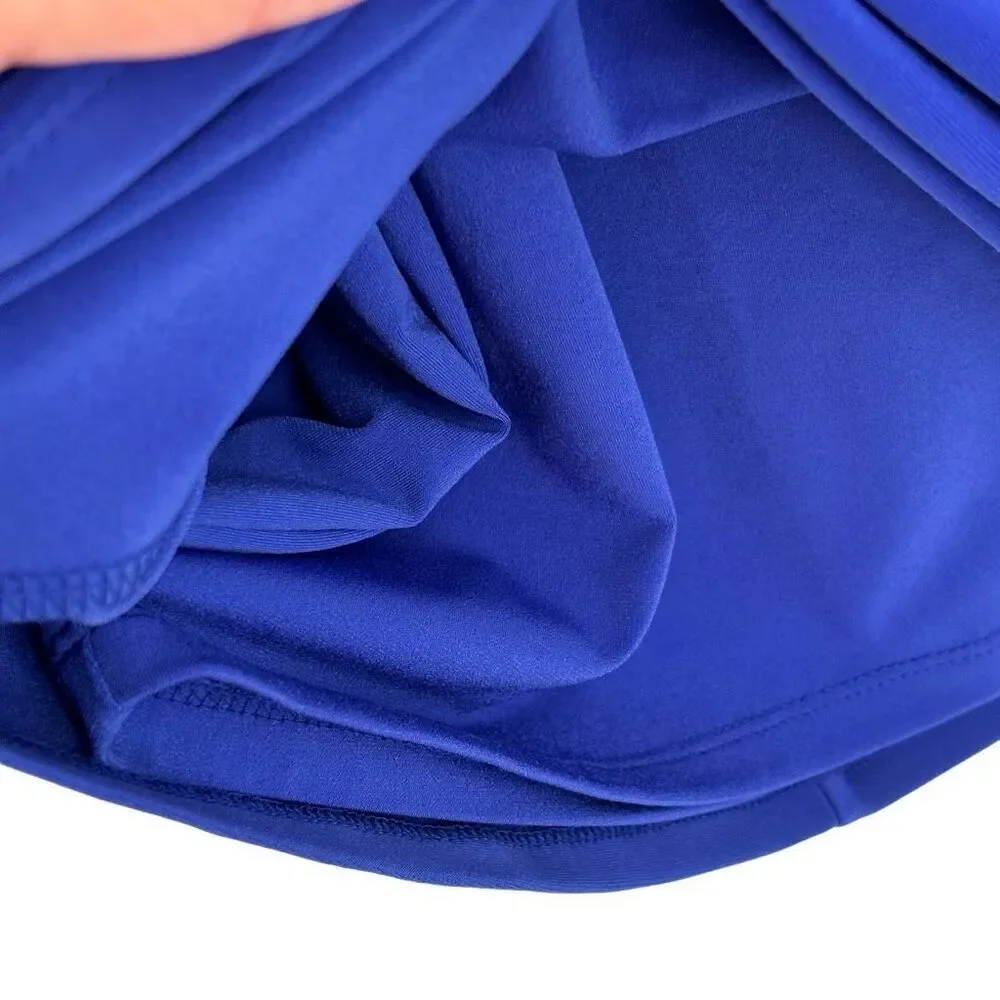 Ralph Lauren Sapphire Blue Cowl Neck‎ Sheath Dress Blue Size 10 - Picture 8 of 9